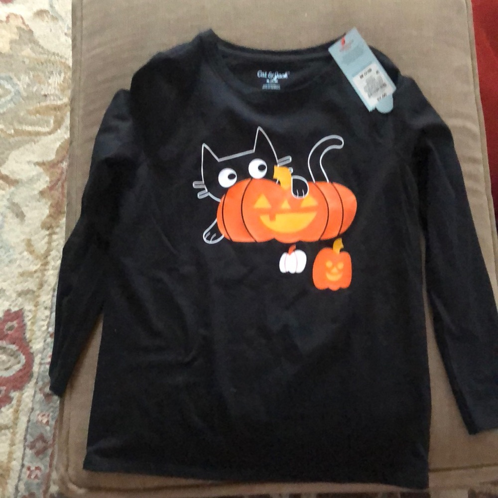 New With Tags Cat & Jack Halloween Shirt Medium (7/8)